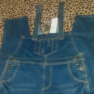 Women's jean overalls